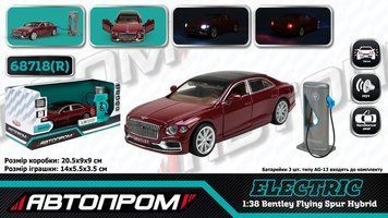 АВТОПРОМ Bentley Flying Spur Hybrid 1:38 електро світло (68718R) 68718R фото