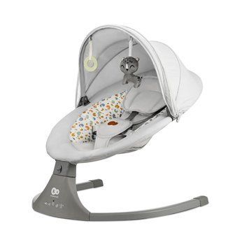 Kinderkraft LUMI 2 - електричний шезлонг-гойдалка для немовлят сіра W25-ED8831 фото