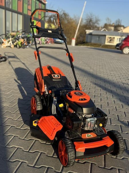 Газонокосарка бензинова самохідна AGRIMOTOR модель S532VHY-K робоча ширина 52см 101506 фото