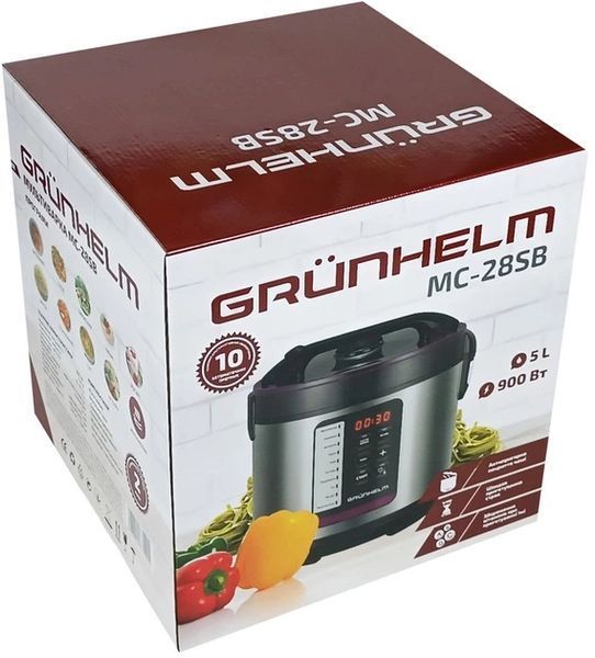Мультиварка GRUNHELM MC-28SB 5 л 900 Вт MC-28SB фото