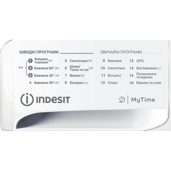 Пральна машина INDESIT OMTWSE61051WKUA OMTWSE61051WKUA фото