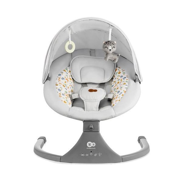Kinderkraft LUMI 2 - електричний шезлонг-гойдалка для немовлят сіра W25-ED8831 фото