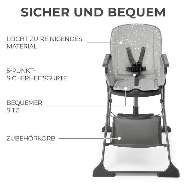 Стільчик для годування Kinderkraft Foldee W25-ED8591 фото