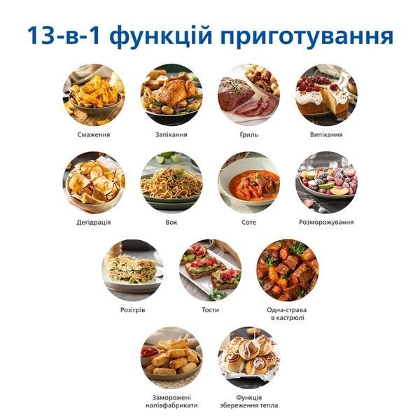 Мультипіч PHILIPS Ovi digital NA229/00 1500 Вт/4,2л/9 програм/сенсорне керування NA229/00 фото