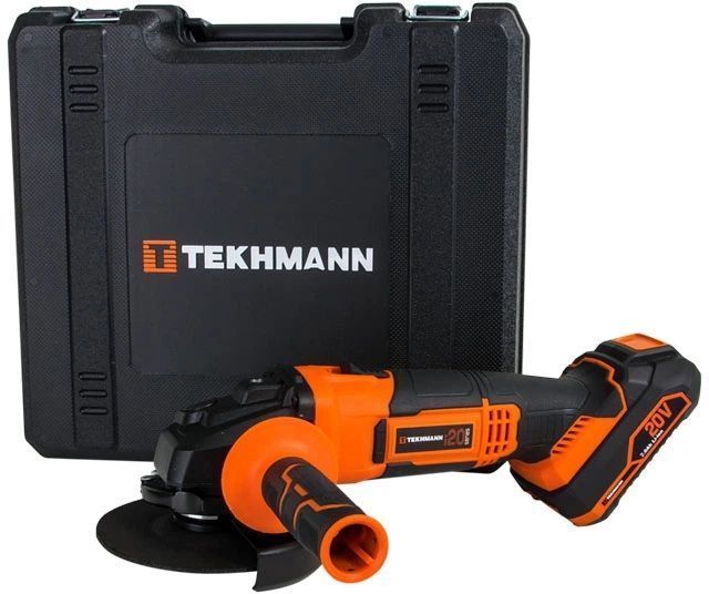 Шліфмашина кутова акумуляторна Tekhmann TAG-125/i20 kit 848392 фото