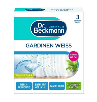 Порошок для прання гардин і тюлю Dr. Beckmann Gardinen Weiss, 3&times;40 г 04537 фото