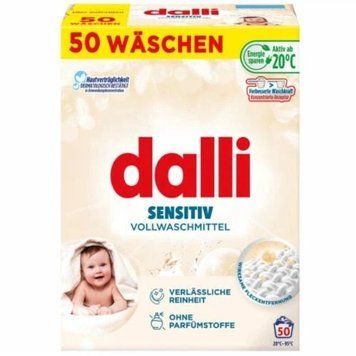 Порошок для прання дитячих речей Dalli Sensitiv, 50 прань, 2,5 кг 5783 фото