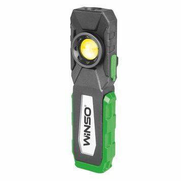Ліхтар портативний WINSO 500 lm COB 10W + 3W, 2000 mAh, білий/червоний 752600 фото