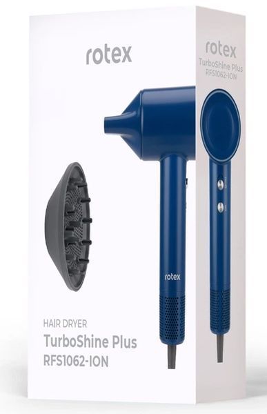 Фен Rotex RFS1062-ion TurboShine Plus 1600Вт іонізація RFS1062-ion фото
