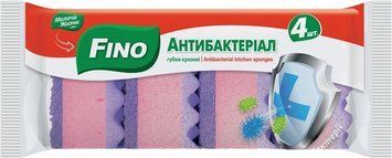 Кухонні антибактеріальні губки FN, 4 шт. 4823058337302 фото