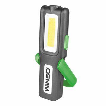 Ліхтар портативний WINSO 350 lm COB 5W + 3W, 2000 mAh, білий 752300 фото