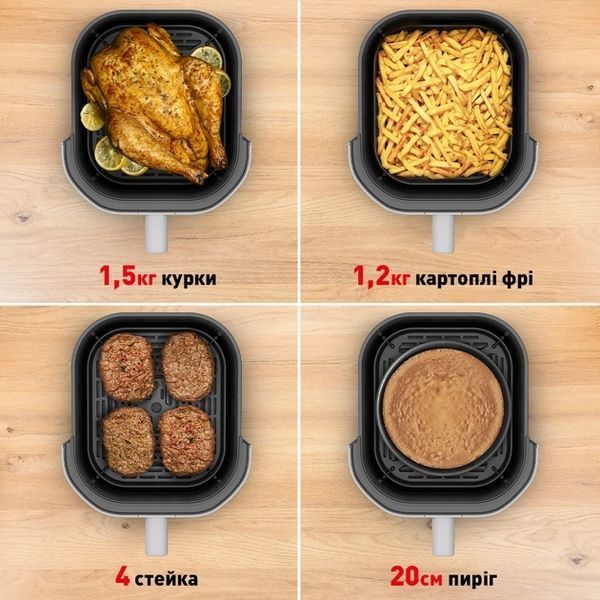 Мультипіч TEFAL EY831GE0, 1850Вт/7л/8 програм/2 ТЕНи/Сенсорне керування/Світло-сірий EY831GE0 фото