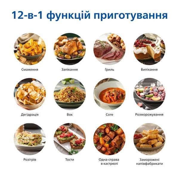Мультипіч PHILIPS NA120/00, 1500 Вт/4,2л/12 програм/механічне керування NA120/00 фото