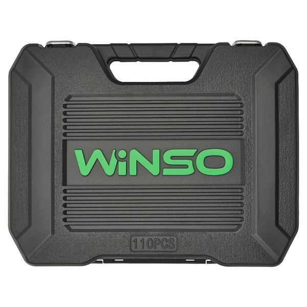 Професійний набір інструментів в кейсі WINSO Pro 1/2", 1/4" 72 T, CR-V, 110 од. 924110 фото