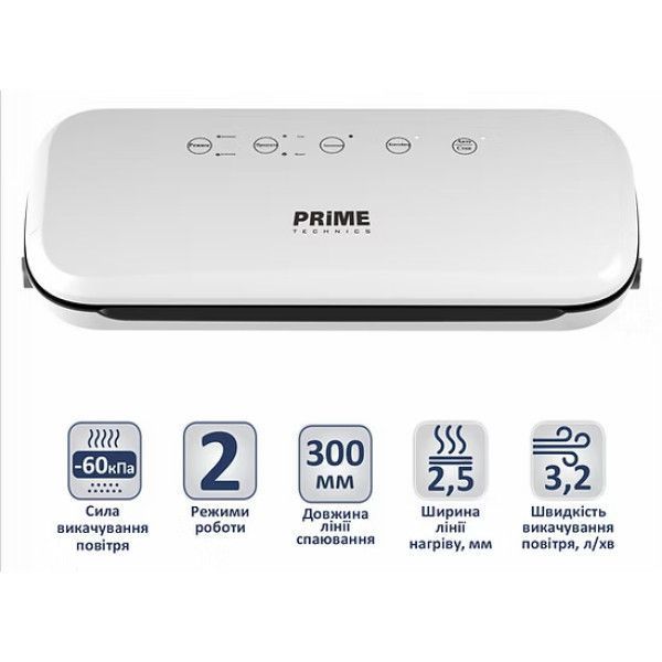 Вакууматор PRIME Technics PVS 123 W PVS 123 W фото