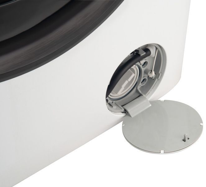 Пральна машина HANSA WHG814DD1W 8кг/1400об./Дисплей/Інвертор/Функц.прання з парою/Чорний люк WHG814DD1W фото