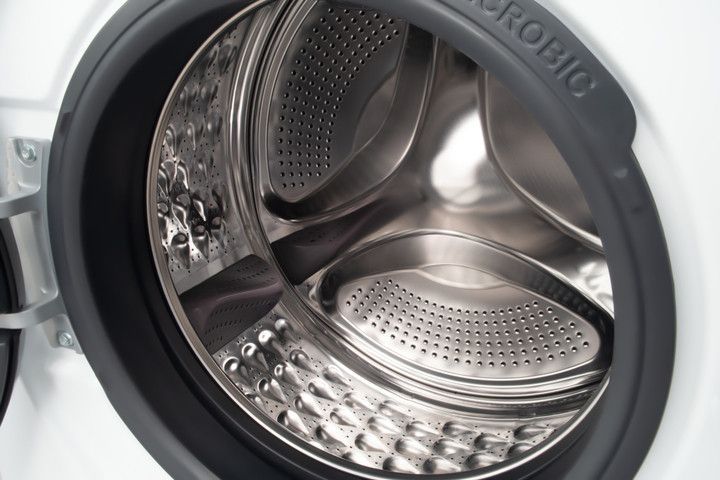 Пральна машина HANSA WHG814DD1W 8кг/1400об./Дисплей/Інвертор/Функц.прання з парою/Чорний люк WHG814DD1W фото