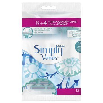Бритви одноразові Gillette Simply Venus 2 12 шт (7702018069286) 903020270 фото