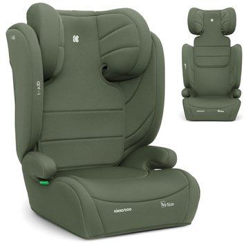 Автокрісло KikkaBoo i-Aid i-Size 15&ndash;36 кг, армійське зелене W25-ED8868 фото