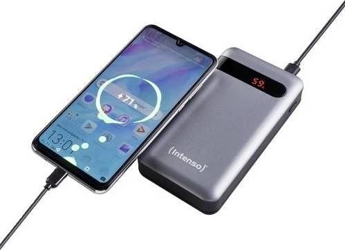 Зовнішній акумулятор (Power Bank) Intenso PD20000 20000mAh ANTHRACITE 7332354 фото