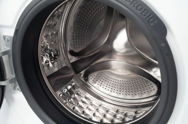 Пральна машина HANSA WHG714SD1W, 7кг/1400об./Дисплей/Інвертор/Функц.прання з парою/Чорний люк WHG714SD1W фото