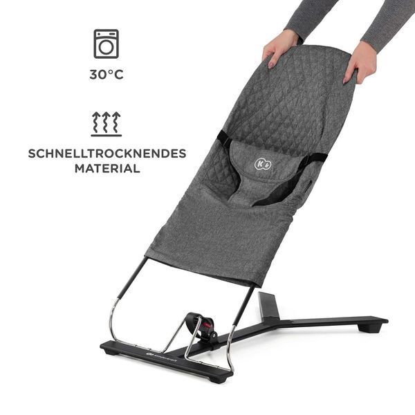 Шезлонг Kinderkraft MIMI із дугою та іграшками W25-ED7989 фото