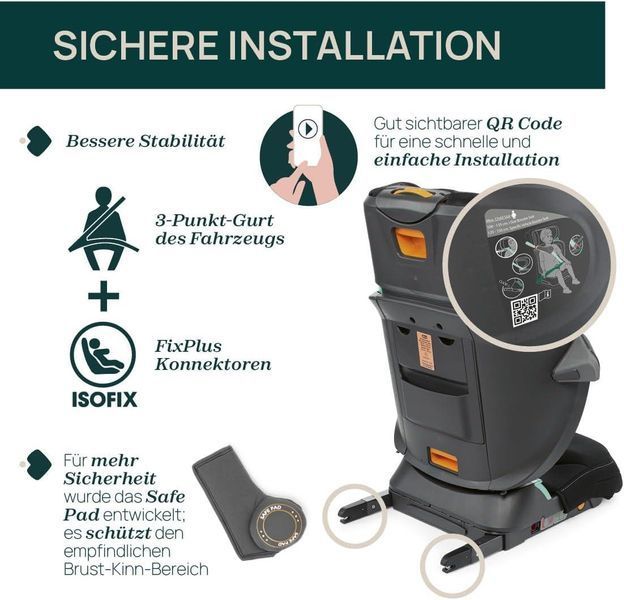 Автокрісло Chicco Fold&Go i-Size, Isofix W25-ED9069 фото