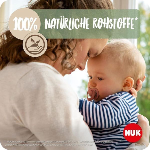 Набір NUK for Nature: 2 пляшечки (150 мл і 260 мл) + 2 силіконові соски W25-ED9476 фото