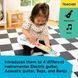 Дерев&rsquo;яна гітара Baby Einstein Hape Strum Along Songs Magic Touch W25-ED9018 фото 5
