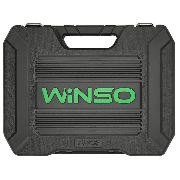 Професійний набір інструментів в кейсі WINSO Pro 1/2", 1/4" 72 T, CR-V, 73 од. (4шт/ящ) 924073 фото