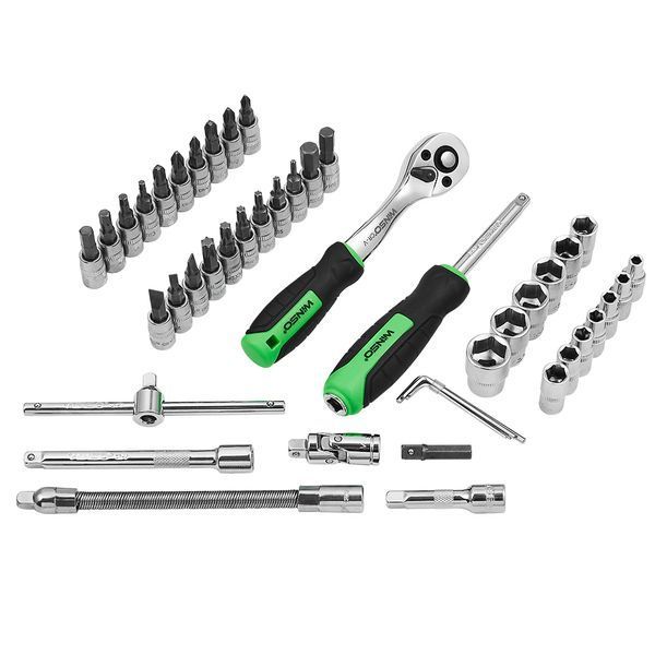 Набір інструментів WINSO PRO 1/4&Prime; 46шт 904046 фото