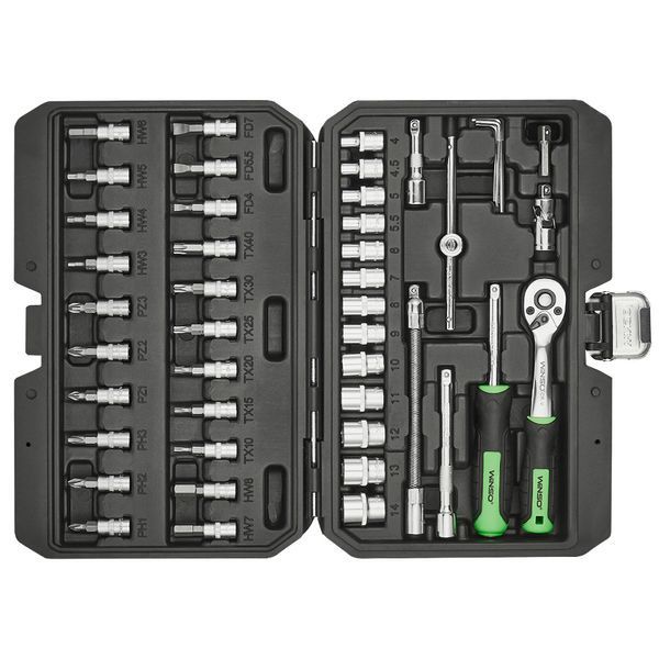 Набір інструментів WINSO PRO 1/4&Prime; 46шт 904046 фото