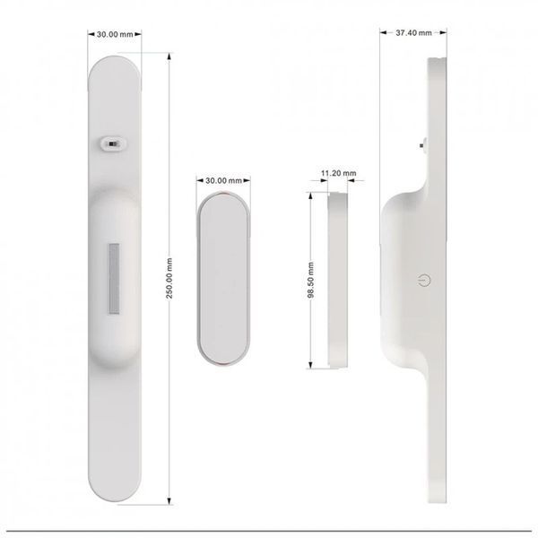 Настільна LED лампа ColorWay Magnetic Multi-Functional із вбудованим акумулятором White CW-DL11MMB-W фото