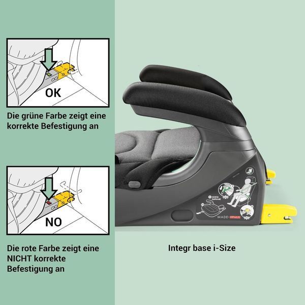 Автокрісло-бустер Peg Perego Viaggio Shuttle Isofix 125&ndash;150 см, чорне W25-ED8951 фото