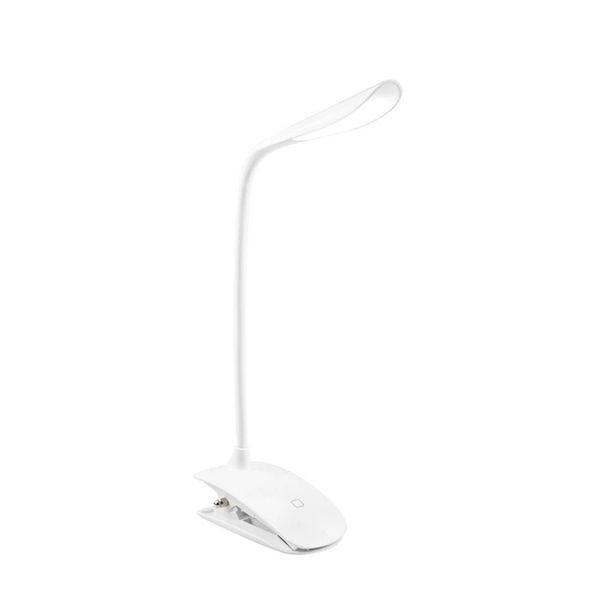 Настільна LED лампа ColorWay Flexible & Clip з вбудованим акумулятором White CW-DL04FCB-W фото