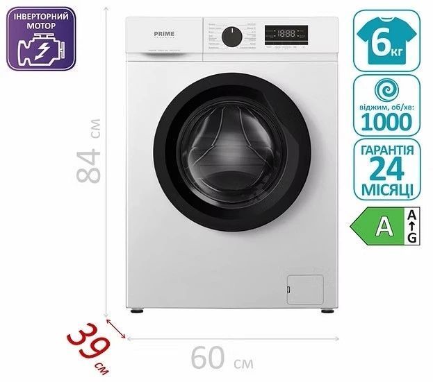 Пральна машина PRIME Technics PWF 6139 OIV PWF 6139 OIV фото