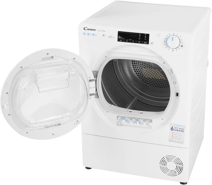 Сушильна машина Candy CSOEH8A2TE-S, 8кг/Дисплей/16 програм/З тепловим насосом/Обробка парою CSOEH8A2TE-S фото