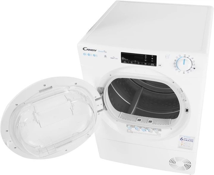 Сушильна машина Candy CSOEH8A2TE-S, 8кг/Дисплей/16 програм/З тепловим насосом/Обробка парою CSOEH8A2TE-S фото