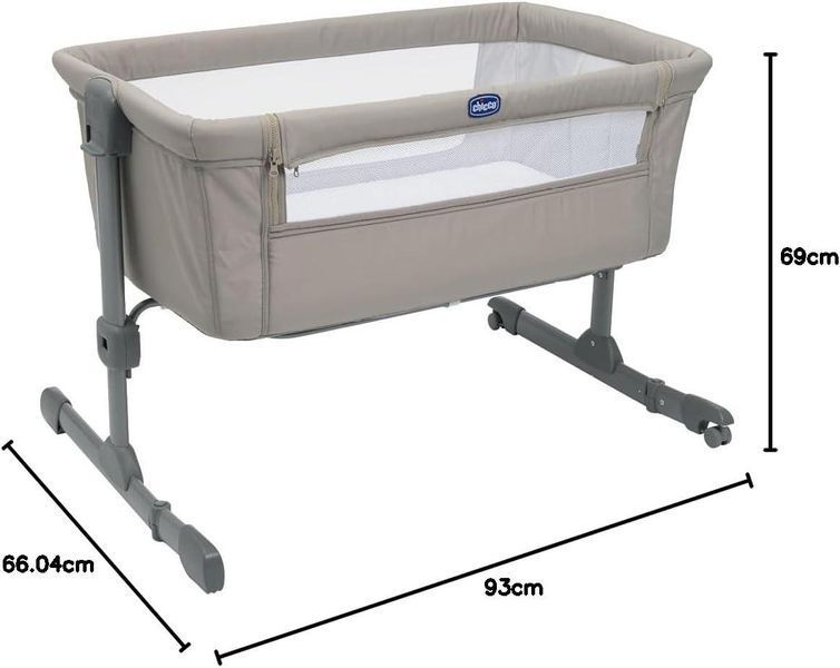 Ліжечко Chicco Next2Me Essential, бежеве W25-ED8796 фото