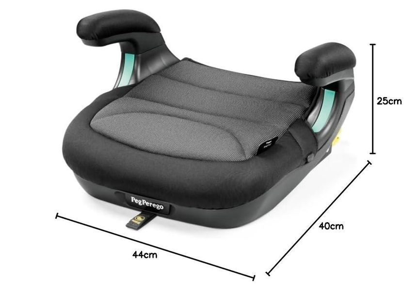 Автокрісло-бустер Peg Perego Viaggio Shuttle Isofix 125&ndash;150 см, чорне W25-ED8951 фото