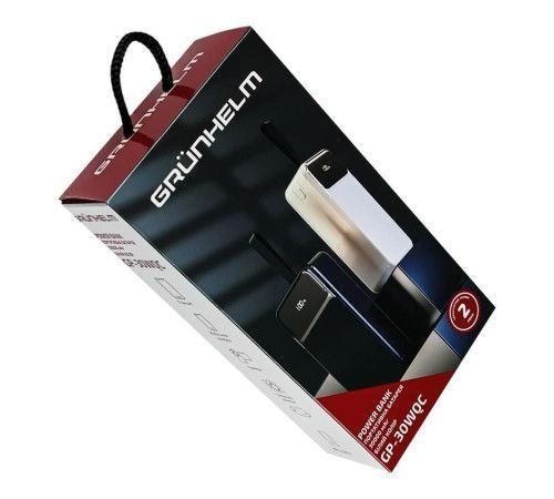 Повербанк GRUNHELM GP-30WQC 30000 mAh 22.5W білий GP-30WQC фото