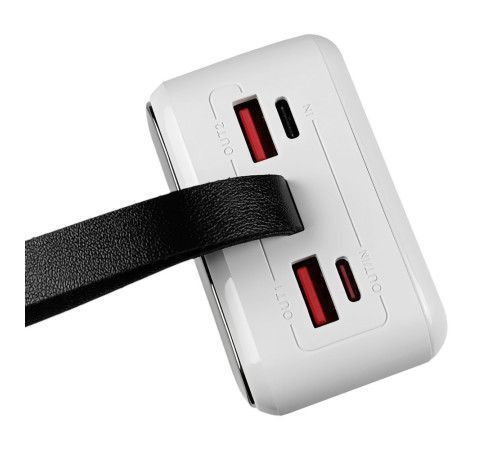 Повербанк GRUNHELM GP-30WQC 30000 mAh 22.5W білий GP-30WQC фото