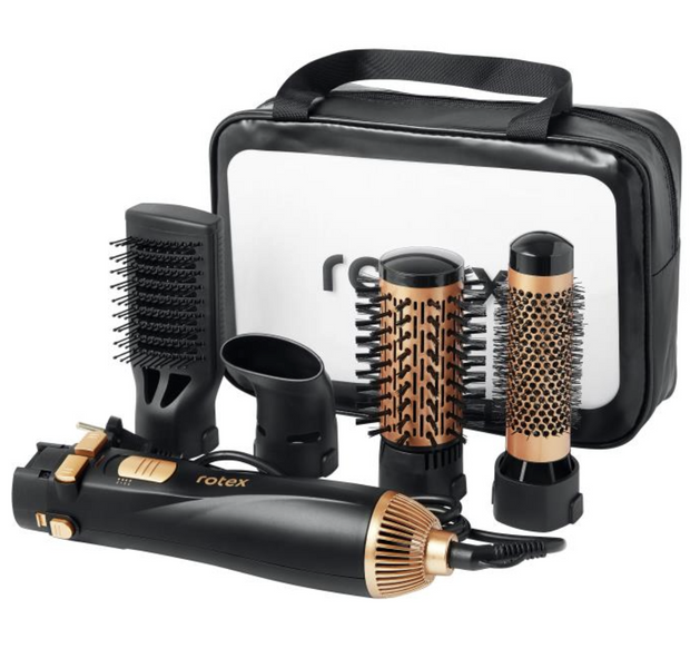 Фен-щітка Rotex RHC490-T AirBrush 4в1 обертова RHC490-T фото