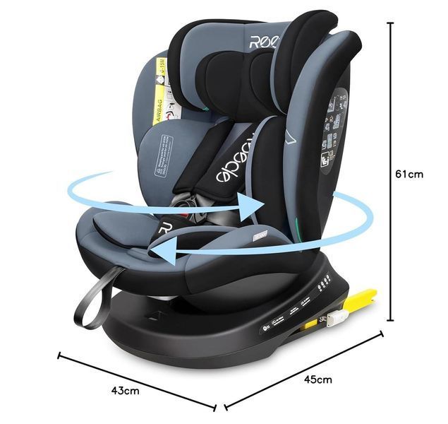 Дитяче автокрісло Reecle 360 i-Size, 0&ndash;36 кг W25-ED8019 фото