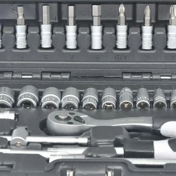 Набір інструментів професiйний 1/4" 46 од. WERK 70224 фото
