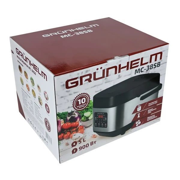 Мультиварка GRUNHELM MC-38SB 5 л 900 Вт MC-38SB фото