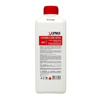 Lynks Laboratories Розчин водний соляної кислоти 1 л LLHAAS1000 фото