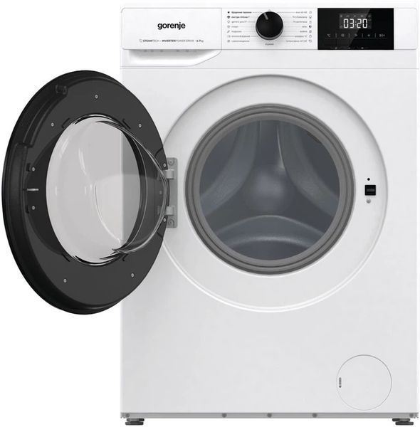 Пральна машина Gorenje W3NGPI72SBS 7кг/1200об./Інвертор/ Чорний люк W3NGPI72SBS фото