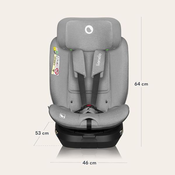 Дитяче автокрісло Lionelo Aart i-Size, 40&ndash;150 см W25-ED8726 фото