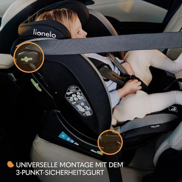 Дитяче автокрісло Lionelo Aart i-Size, 40&ndash;150 см W25-ED8726 фото